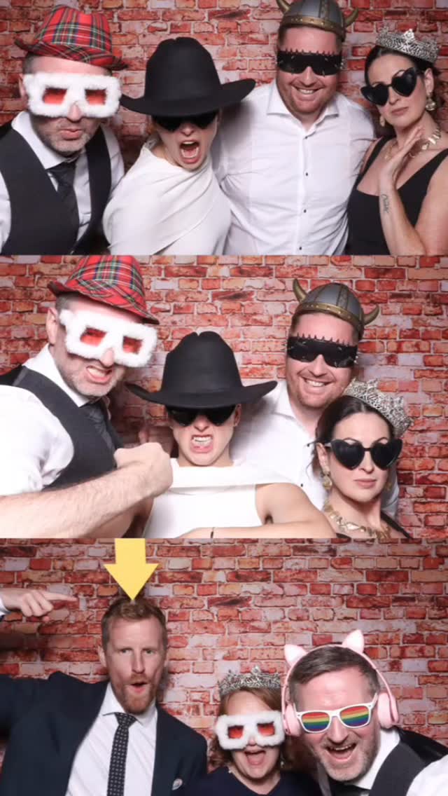 New brick wall backdrop looks so real😍
#photoboothglasgow